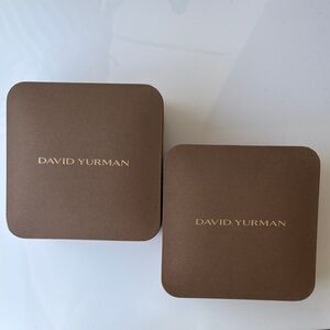 David Yurman Brown Jewelry Box Set